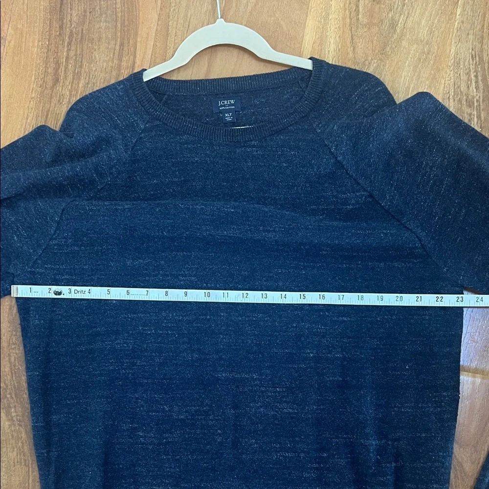 J. Crew Men's Deep Blue Crewneck Sweater